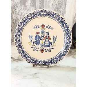 Johnson Brothers Hearts And Flowers Smooth Dinner Plate - Vintage (A3253)